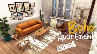 BOHO APARTMENT | No CC | Stop Motion Build | The Sims 4