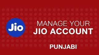 JioCare  - How to Manage your account using MyJio app (Punjabi) | Reliance Jio screenshot 5