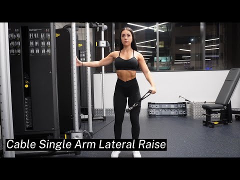 Cable Single Arm Lateral Raise
