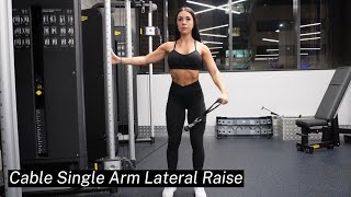 Cable Single Arm Lateral Raise