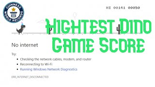 [WORLD RECORD] Highest Score on Dinosaur Game (not clickbait) screenshot 4