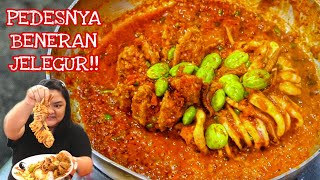 CUMI RAKSASA   PENTOL URAT DISIRAM CABE RAWIT & PETE DI NASI PEDAS OSENG JURAGAN BANDUNG!