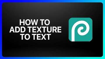 How To Add Texture To Text In Photopea Tutorial