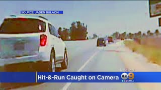 Hit-And-Run Caught On Camera By Victim