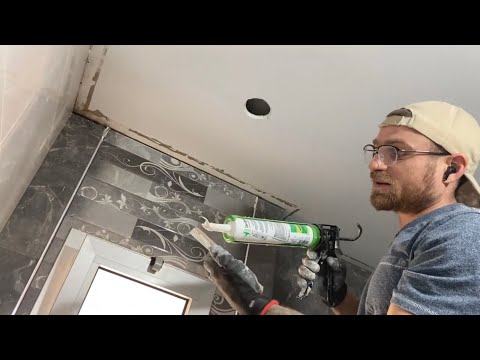 איך לסגור פתח עגול בתקרת גבס