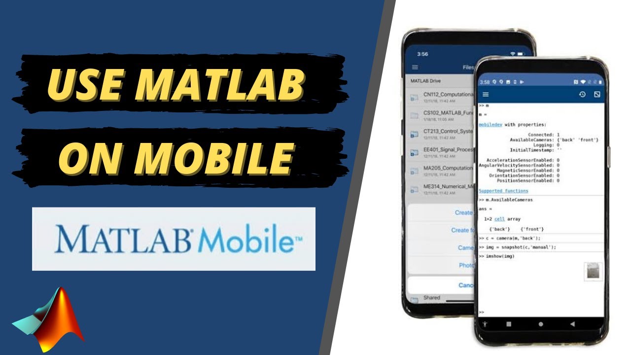 How To Use Matlab On Android Phone Use Matlab In Mobile Matlab