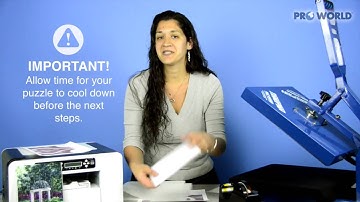 Sublimation Printing on Puzzles