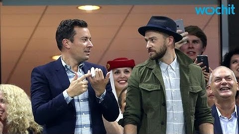 Jimmy Fallon and Justin Timberlake Dance at the US Open