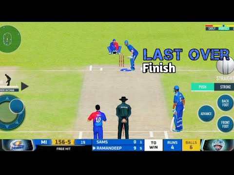 Last Over Finish - MI vs DC IPL 2021 | Real Cricket 20™ - YouTube