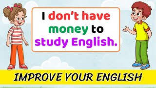 Improve English Speaking Skills Everyday (No money to study English) English Conversation Practice