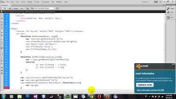 How to Use Canvas Get Position Mouse Move in HTML5 JavaScript