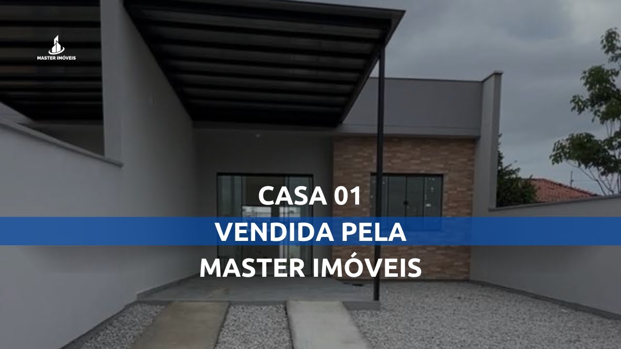Casa 01 vendida pela Master Imóveis em Gaspar!