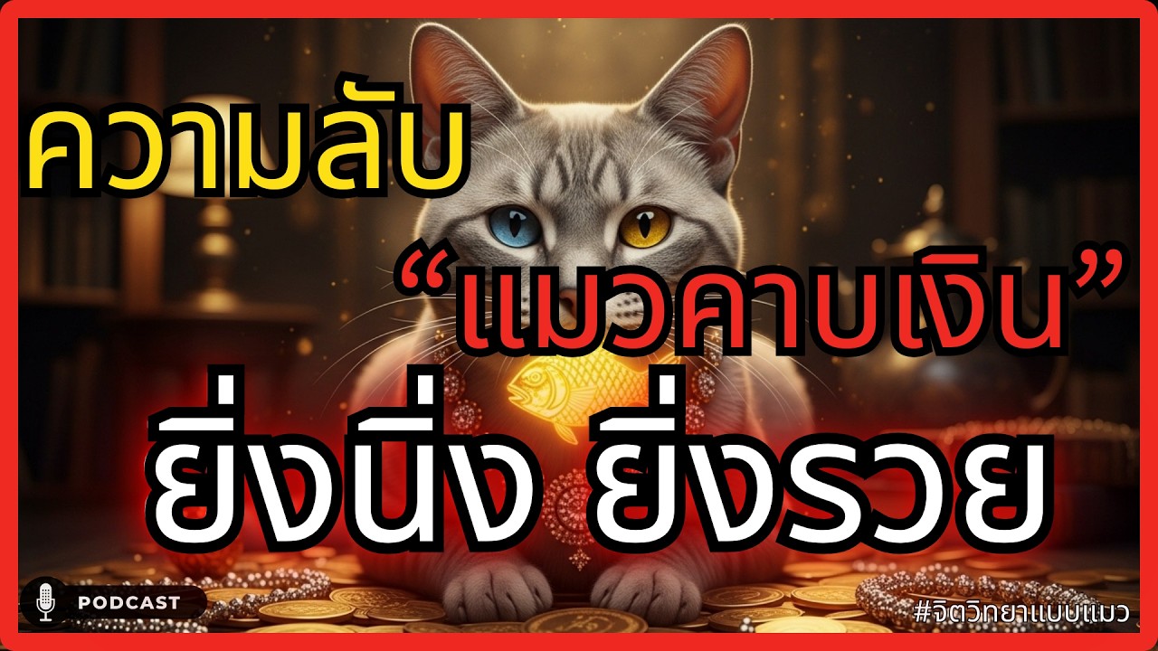 เลิกวิ่งไล่ตามเงิน! ความลับแมวคาบเงิน ยิ่งอยู่นิ่ง ยิ่งรวยกว่าเดิม