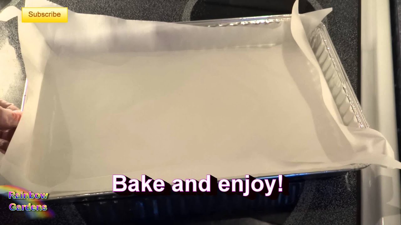 How to Cut Parchment Paper to Fit the Sides & Bottom of a Square or