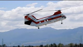 Boeing Vertol 107-II / CH-46 Sea Knight Columbia Helicopters N191CH by Ed Whiz Aviation & Trains (E&G) 177 views 1 month ago 1 minute, 11 seconds