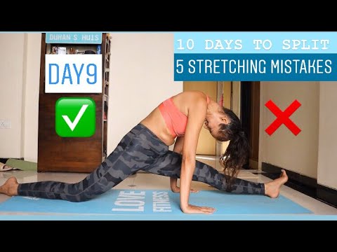 5 STRETCHING MISTAKES IN SPLITS. How to do it right? 1 Secret Tip 🤫 ( DAY9)