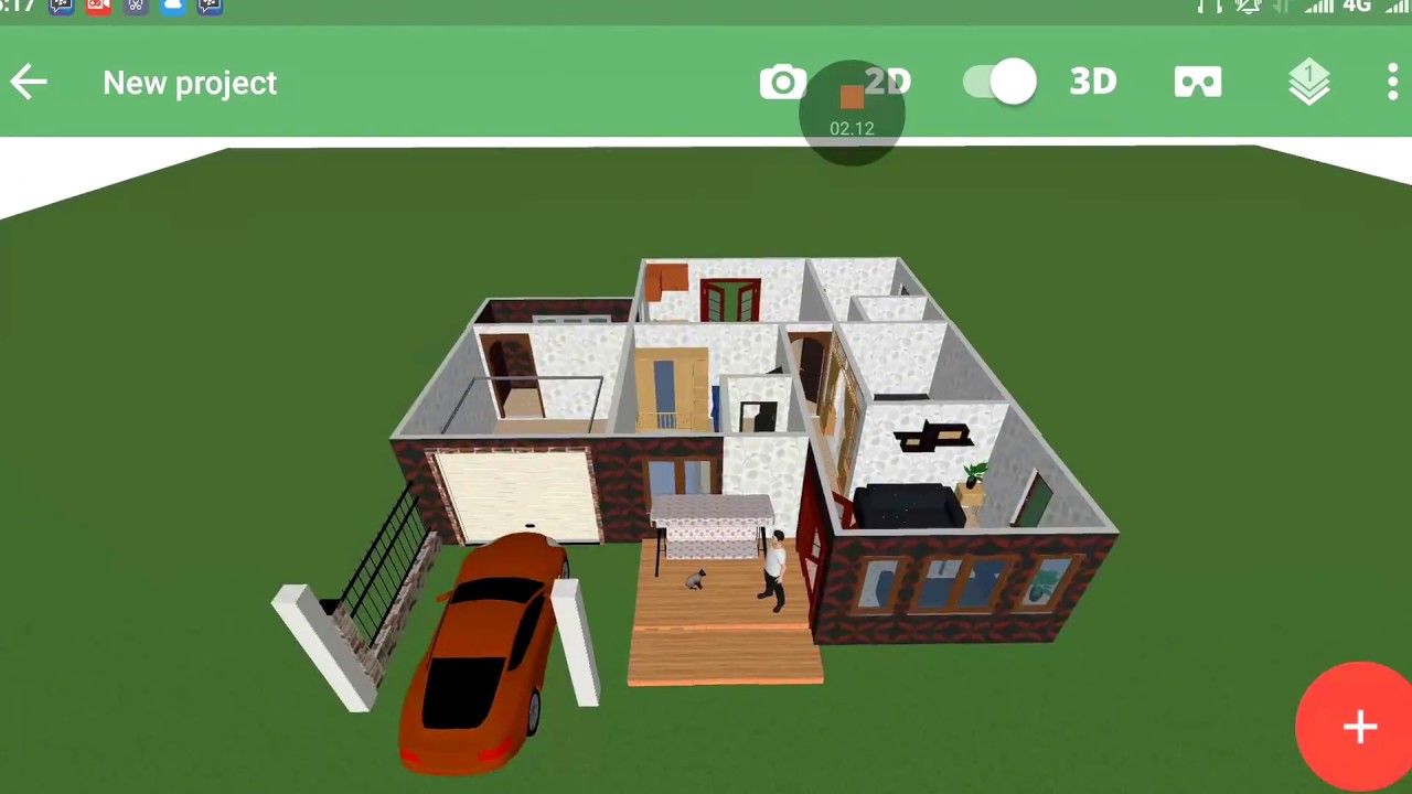 Tutorial Desain Rumah Dengan 3d Planer Android Youtube