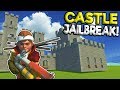 JAILBREAK ESCAPE IN A CASTLE! - Scrap Mechanic Multiplayer Gameplay - Cops VS Robbers