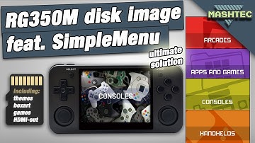 RG350M - Ready to go disk image feat. SimpleMenu (Ultimate Solution)