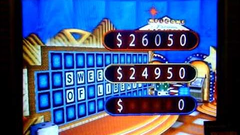 PS2 Wheel of Fortune Run Game 20 Part 3