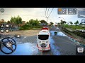 Rainy morning bus driving challenge | bus Simulator indonesia | 2026