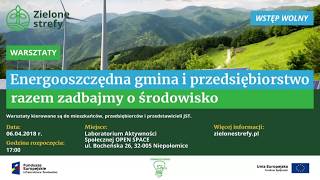 Warsztaty Energooszczędna Gmina I Przedsiębiorstwo W Niepołomicach, 25 Kwietnia 2018 R.