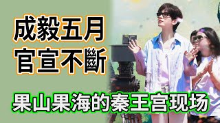 果山果海的秦王宮之旅，成毅五月官宣不斷的根本原因！ 莫名猜中他的小心思啦！【果然扒姐】#成毅 #chengyi