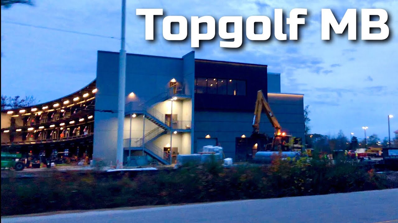 TopGolf Myrtle Beach Quick Look at Progress Myrtle Beach, SC YouTube