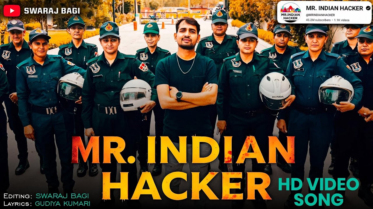 MR. INDIAN HACKER ANTHEM | Official Rap Song |  By Swaraj Bagi 
