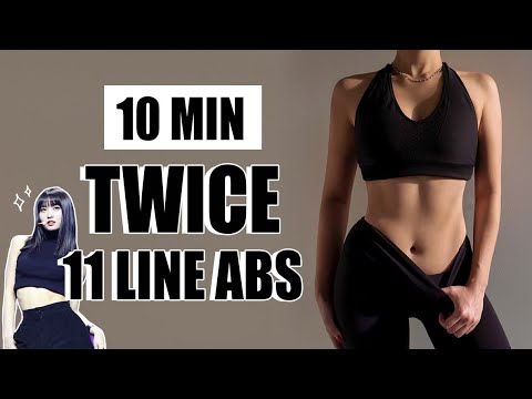 KPOP IDOL 11 LINE ABS WORKOUT TWICE Momo Inspired 10 Min Flat Stomach Smaller Waist Mish Choi