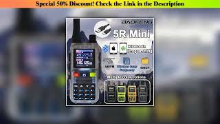 Top New Baofeng UV-5R Mini Walkie Talkie Bluetooth Programming AM Wireless Copy Frequency Dual PTT•