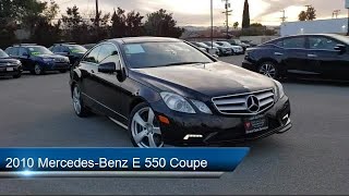 2010 Mercedes-Benz E 550 Coupe  San Jose  Santa Clara  Sunnyvale  Campbell  Palo Alto