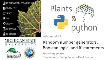 Plants & Python, vol. 5: Random number generators, Boolean logic, and if statements