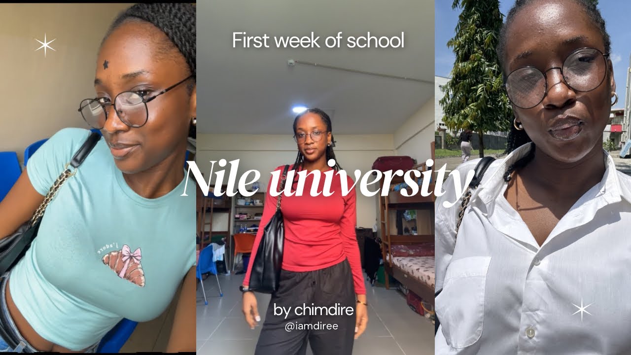 FIRST WEEK OF SCHOOL at Nile University|ACCA crash out, classes, reuniting with my friends