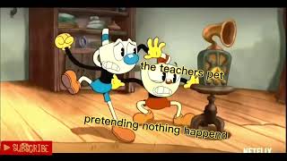 Cuphead show No Fighting Meme 2