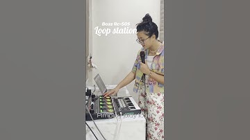 Boss rc505 loop station 🎸🎛️ My first chill loop with rc505🏖️ #loop
