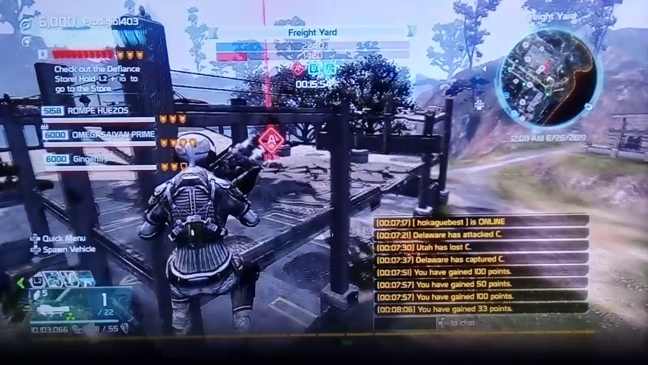 defiance pvp freight yard   ¡Sludspeedyardcity!