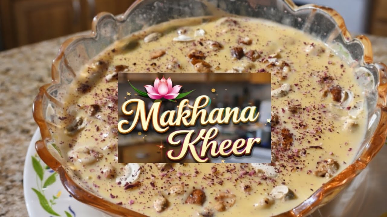 Homemade Makhana kheer recipe To Yummy and Easy Making😋❤️||Asiya's home kistchen 