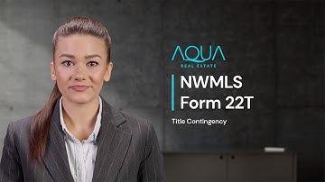 NWMLS Form 22T | Title Contingency Addendum