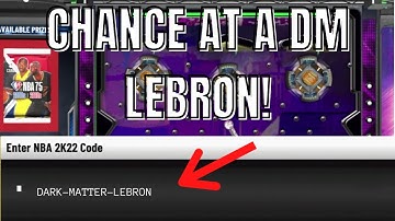 FREE DARK MATTER LEBRON?! BIG NEW LOCKER CODE! NBA 2k22 My Team Locker Codes