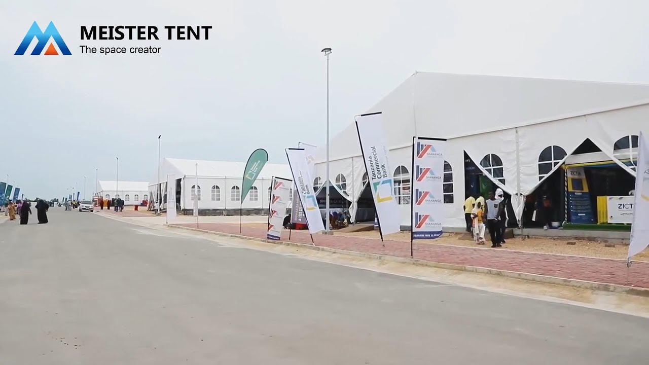 [Meister Tent] 10,000㎡ Exhibition Tent Project | Zanzibar Trade Fair