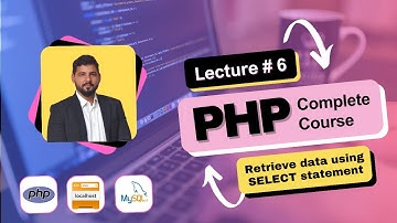 PHP Complete Course - Lecture 6 - Select and Update Query