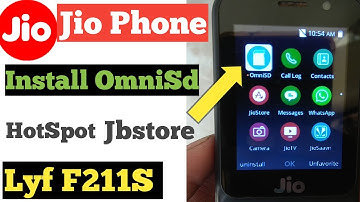 Jio Mobile F211S How Install Omnisd & Jbstore & Hotspot & TikTok ! Lyf f211s Omnisd Firmware