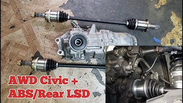Gear-X CRV Rear LSD Install and ABS retrofit on my AWD Civic EM2