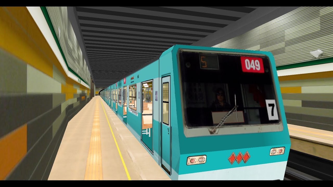 OpenBVE Metro de Santiago: Línea 5 Plaza de Maipú-Gruta de Lourdes NS-74