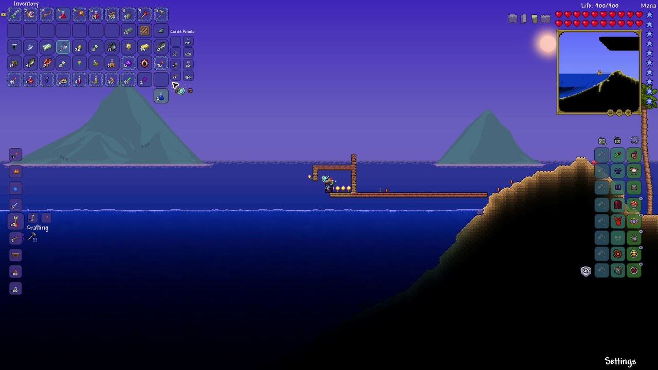 How To Get Tsunami In A Bottle Accessory Item Terraria Youtube