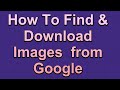 How to find images on Google