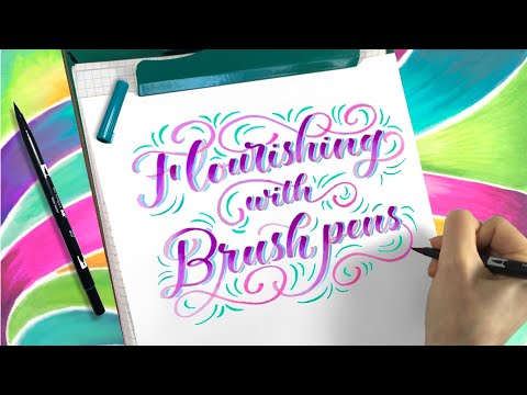 How To: Lettering With GLITTER Gel Pens! (Easy & Fun Tutorial for