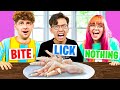 DISGUSTING Bite, Lick, Or Nothing Challenge With Poke!