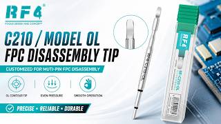 RF4 C210-OL Soldering Tips using video